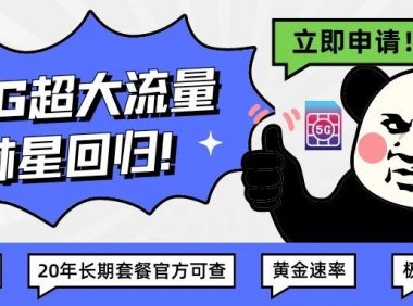 电信星卡又出一霸!吉林星200G流量可转结20年长期套餐